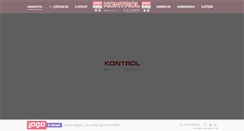 Desktop Screenshot of kontrolyazilim.com.tr